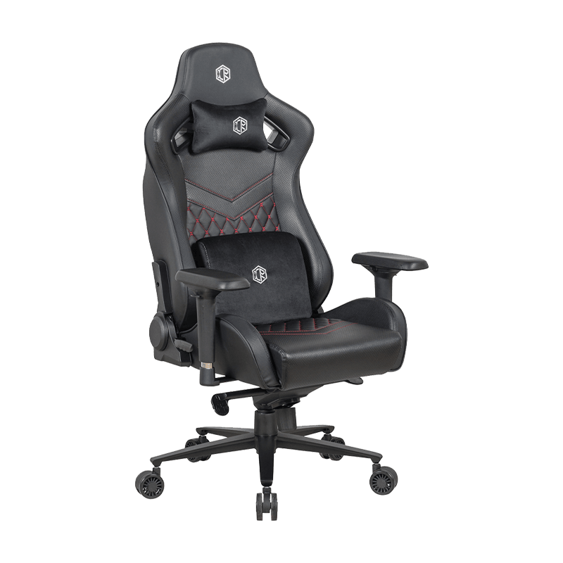 RXGAMER RX-2112 Tempat letak tangan 2D Kerusi Permainan Komputer Pusing PU Kulit