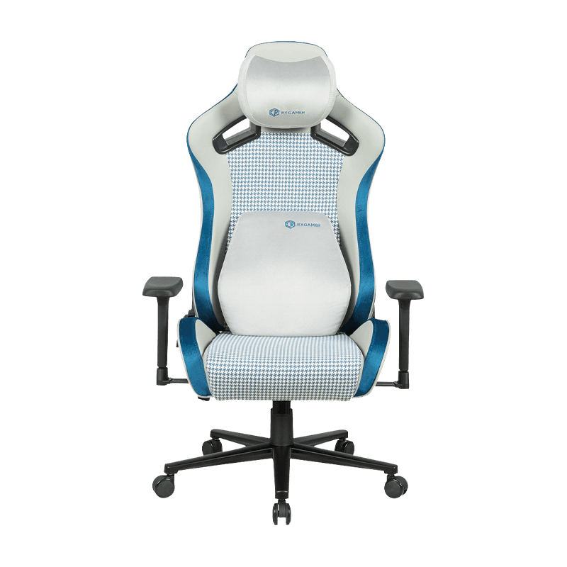RXGAMER RX-2173 Kerusi Permainan Fabrik Sandar Boleh Laras Tinggi