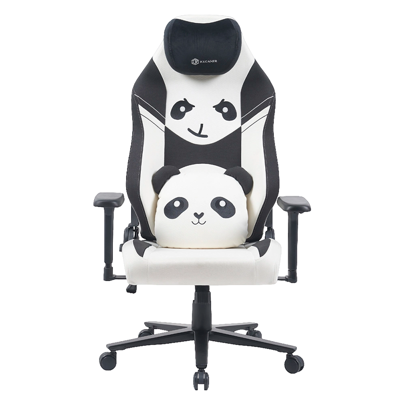 RXGAMER RX-2182 panda Kerusi permainan bergaya Kerusi permainan komputer ergonomik